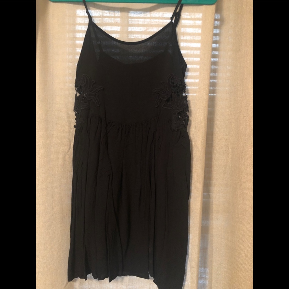 Flowy Black Sun Dress